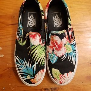 HAWAIIAN FLORAL VANS